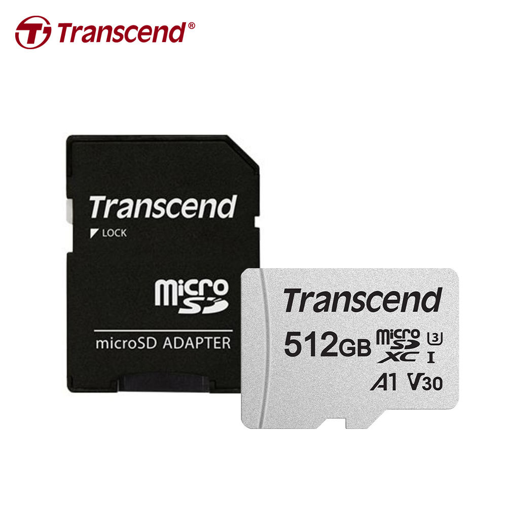 Transcend 512GB 300S UHS-I microSDXC Memory Card TS512GUSD300S-A