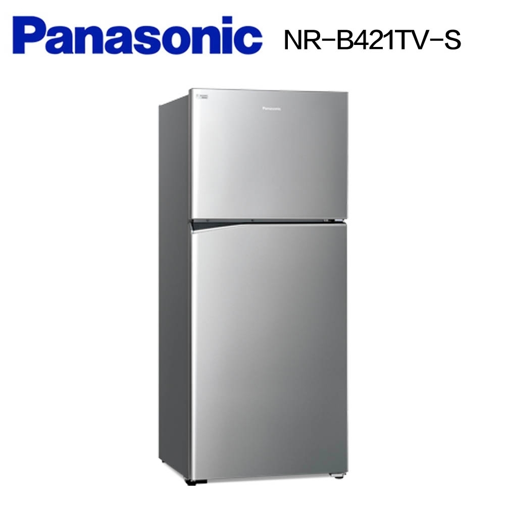 【國際牌】422L 雙門變頻鋼板冰箱 NR-B421TV-S 晶漾銀｜含基本安裝