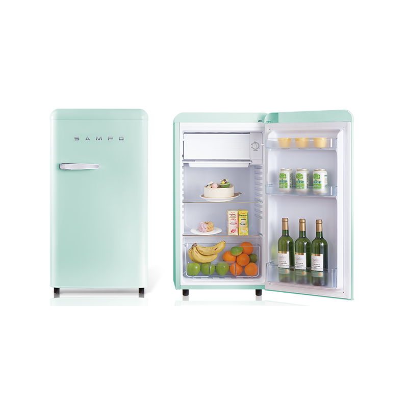 【SAMPO】 聲寶 99公升一級能效歐風美型冰箱(藍色) [SR-C10(E)] 含基本安裝