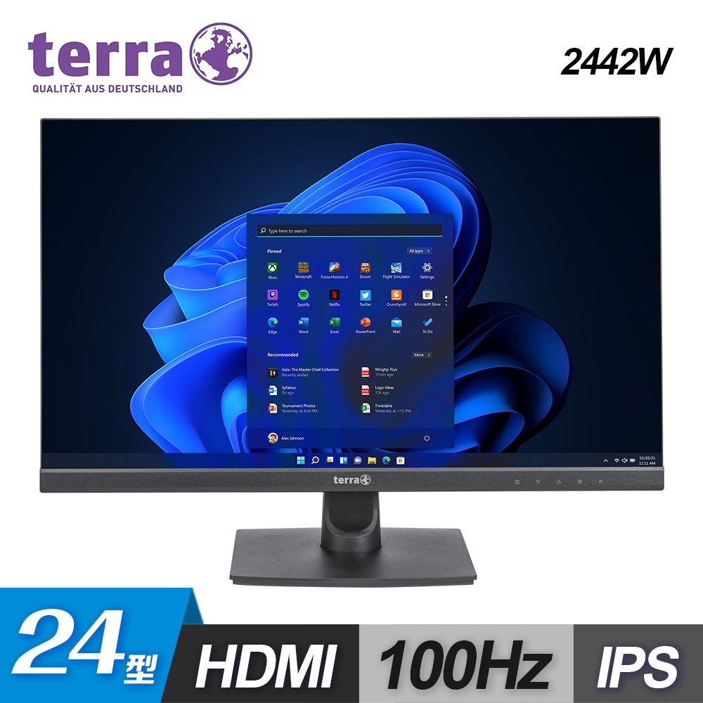 【terra 沃特曼】2442W 24型 IPS不閃屏螢幕 有喇叭