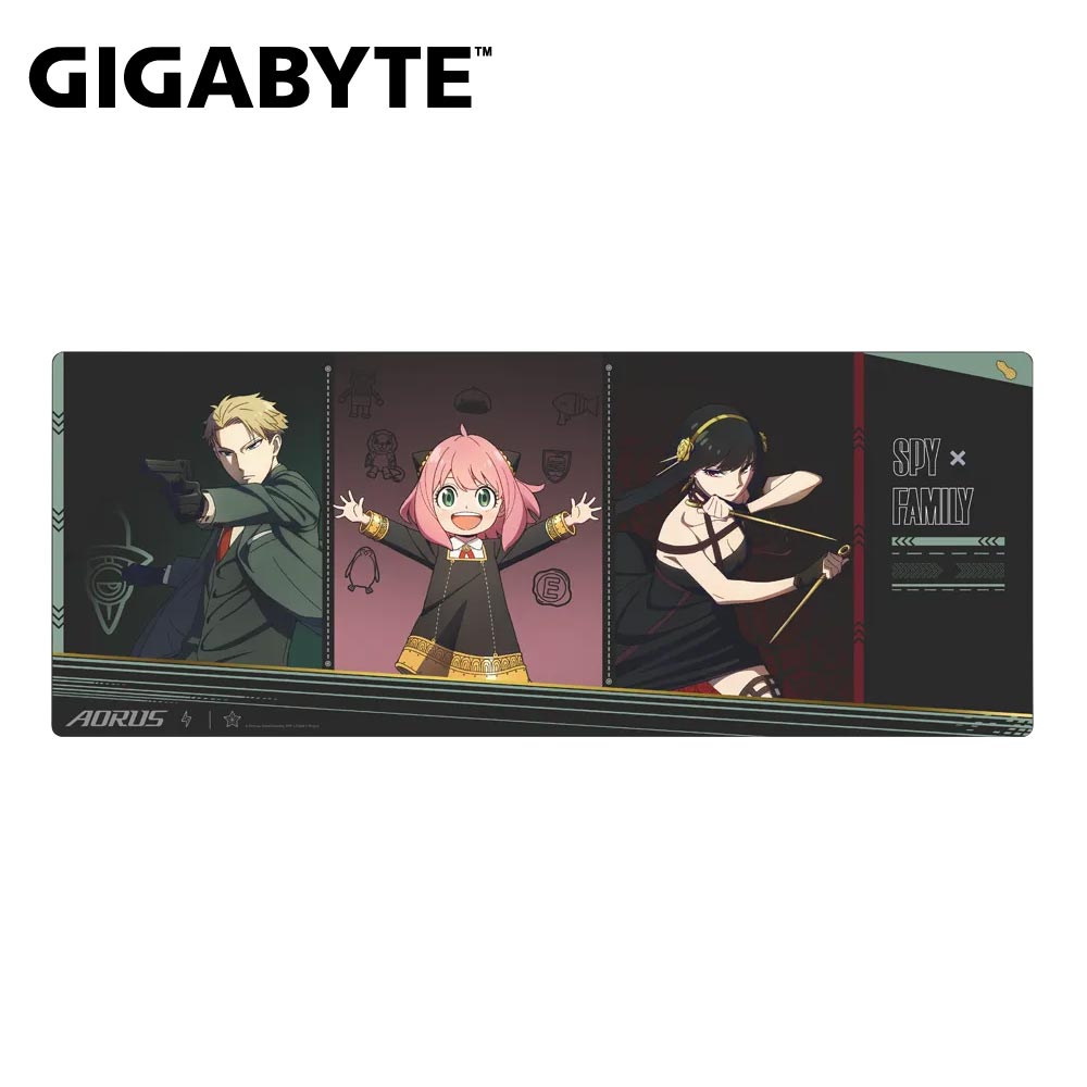 【GIGABYTE 技嘉】AMP900 間諜家家酒 滑鼠墊