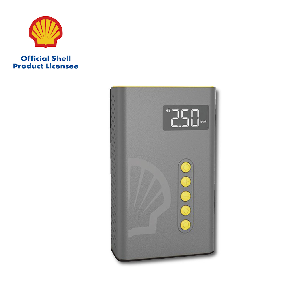 【SHELL 殼牌】SL-AC001JP 4合1汽車急救電源打氣機