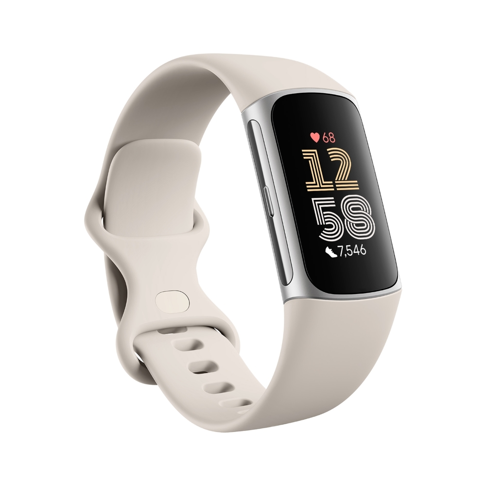 【Fitbit】Charge 6 健康智慧手環 陶瓷米