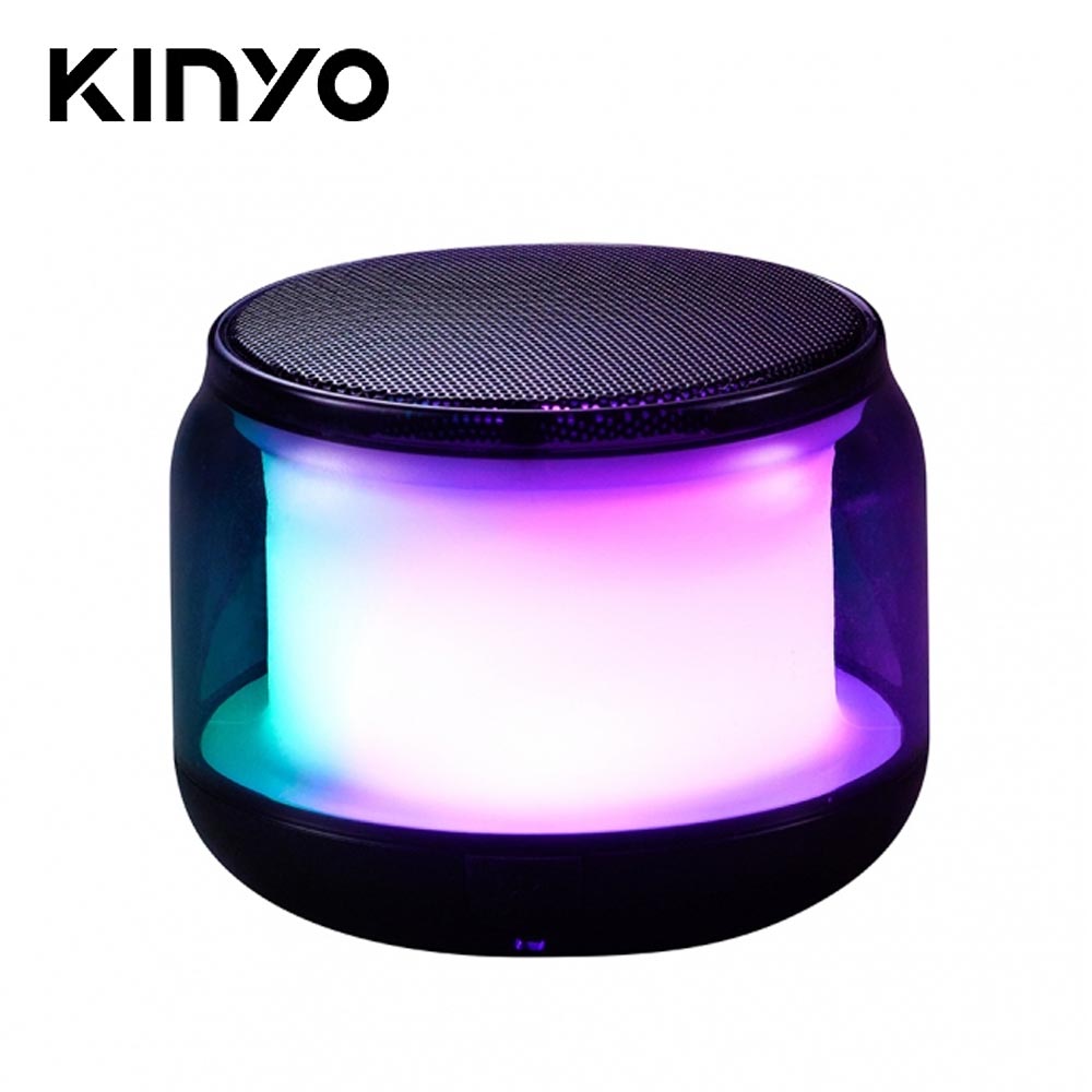 【KINYO 耐嘉】BTS-722 藍牙炫彩小喇叭
