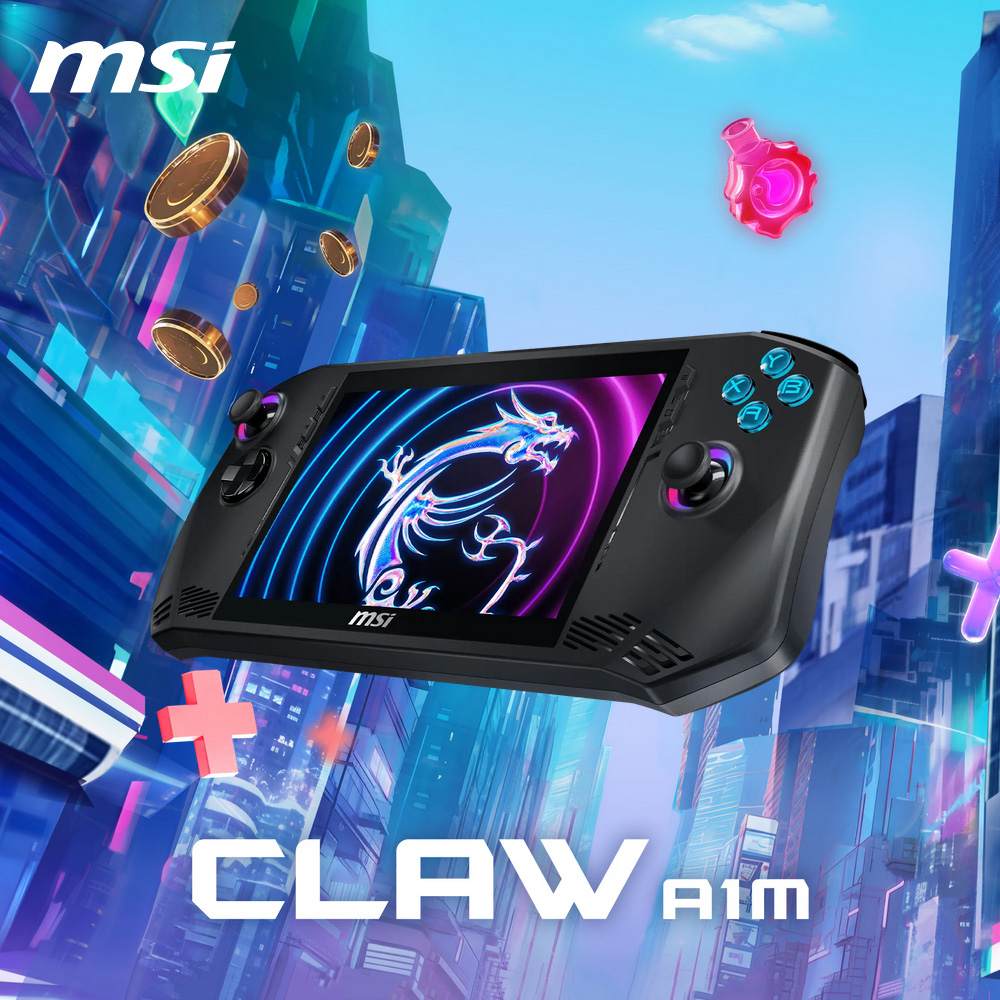 【MSI 微星】Claw-A1M 1TB 高效能遊戲掌機