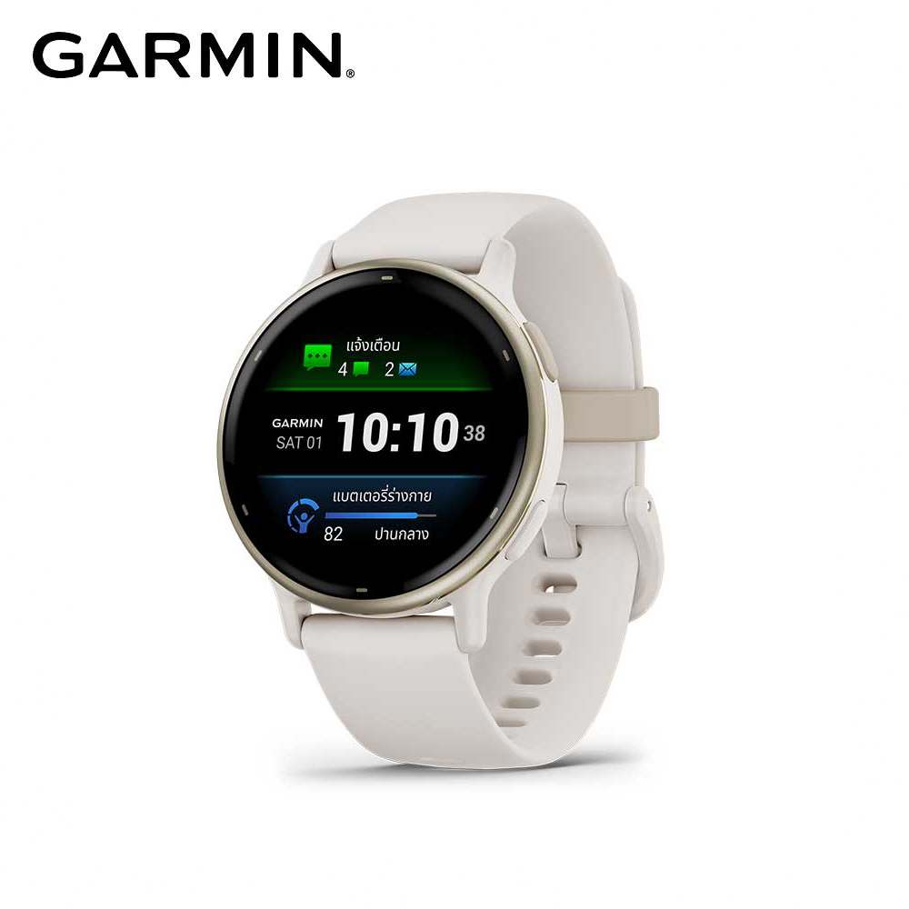 【GARMIN】vivoactive 5 GPS 智慧腕錶 活力白