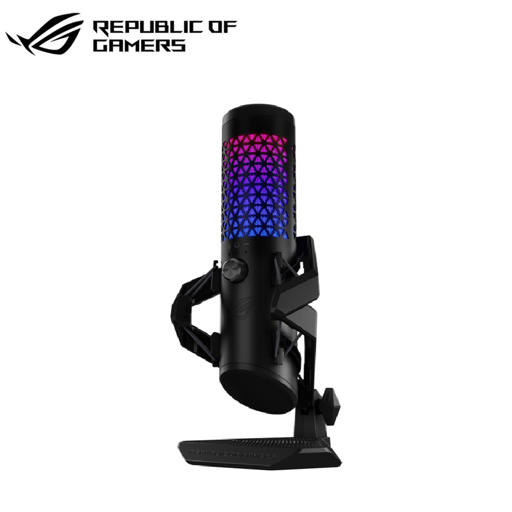 【ASUS 華碩】ROG Carnyx 錄音室等級 電競麥克風  黑色