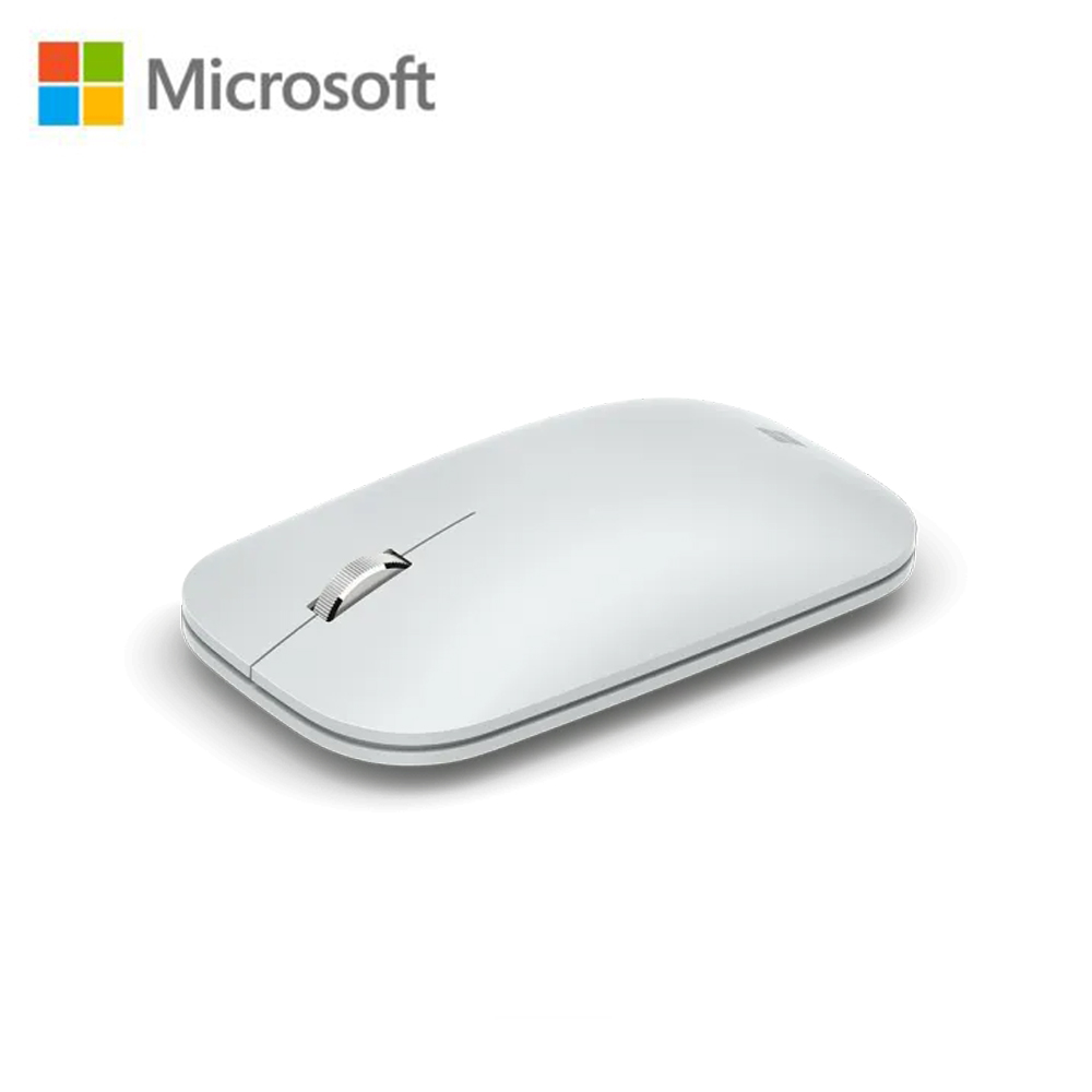 【Microsoft 微軟】藍牙無線時尚滑鼠 月光灰