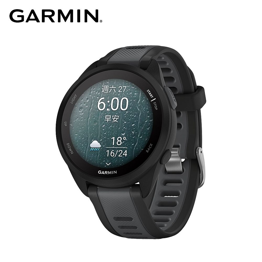 【GARMIN】Forerunner 165 Music GPS智慧跑錶 無畏黑/音樂版