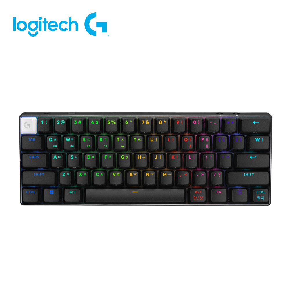 【Logitech 羅技】G Pro X 觸感軸職業機械式60%電競鍵盤｜黑色