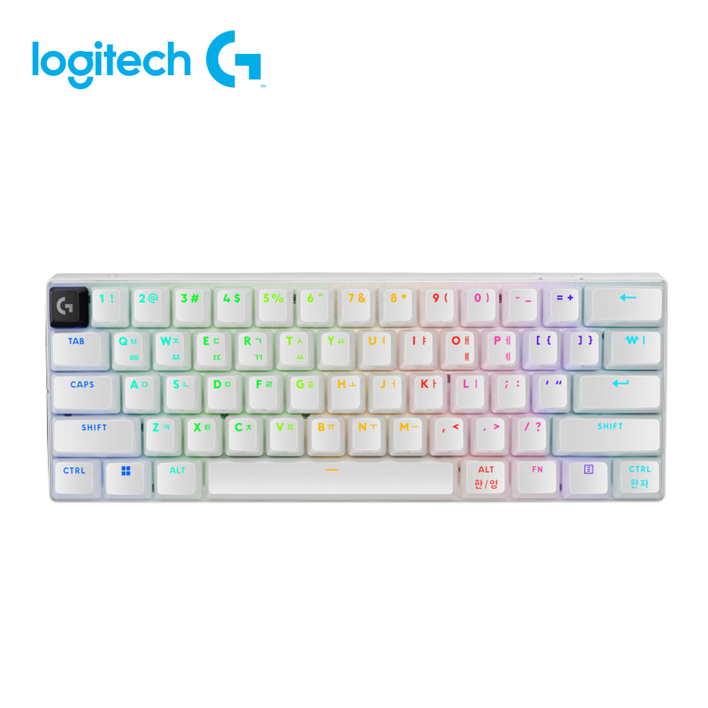 【Logitech 羅技】G Pro X 觸感軸職業機械式60%電競鍵盤｜白色