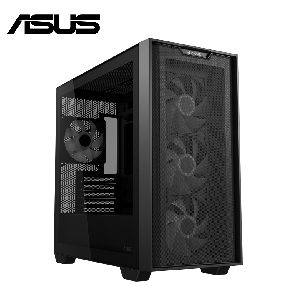 【ASUS 華碩】A21 PLUS micro-ATX 機殼 黑色