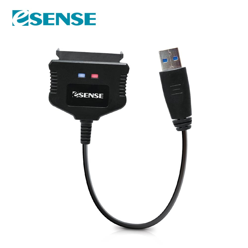 【ESENSE 逸盛】K101 USB3.0 2.5吋 SATAⅢ快捷線