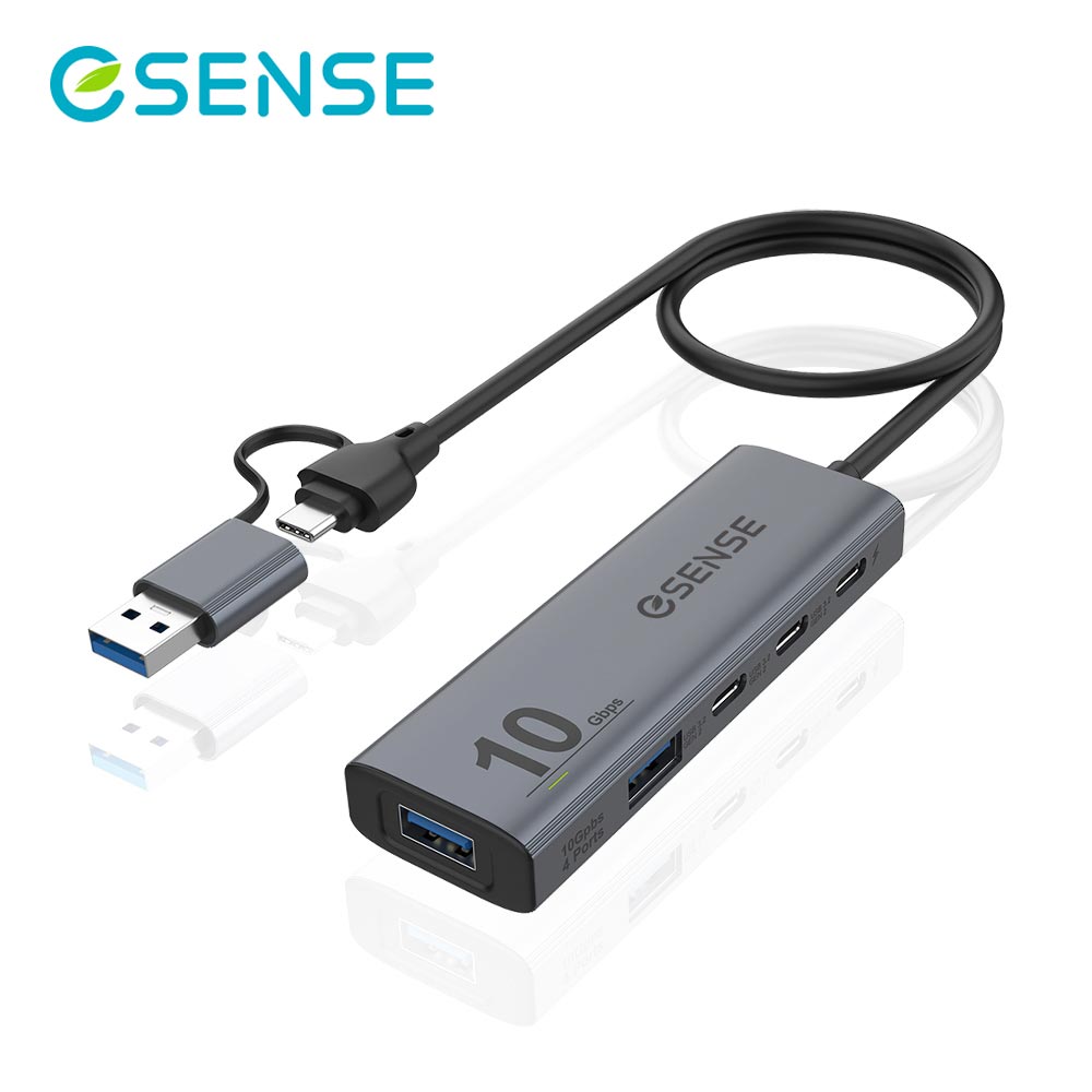 【ESENSE 逸盛】B502 A+C USB3.2 Gen2 HUB