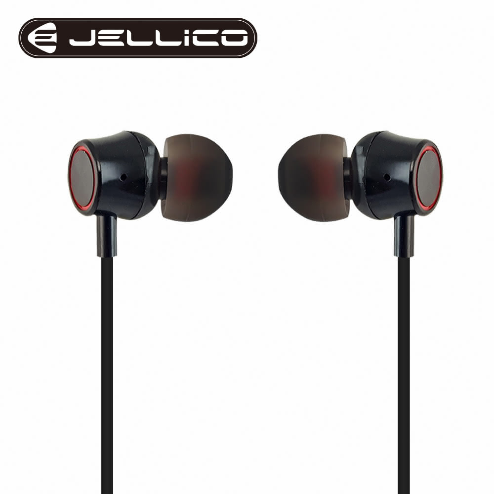 【JELLICO】CT30 入耳式電競線控耳機 黑色