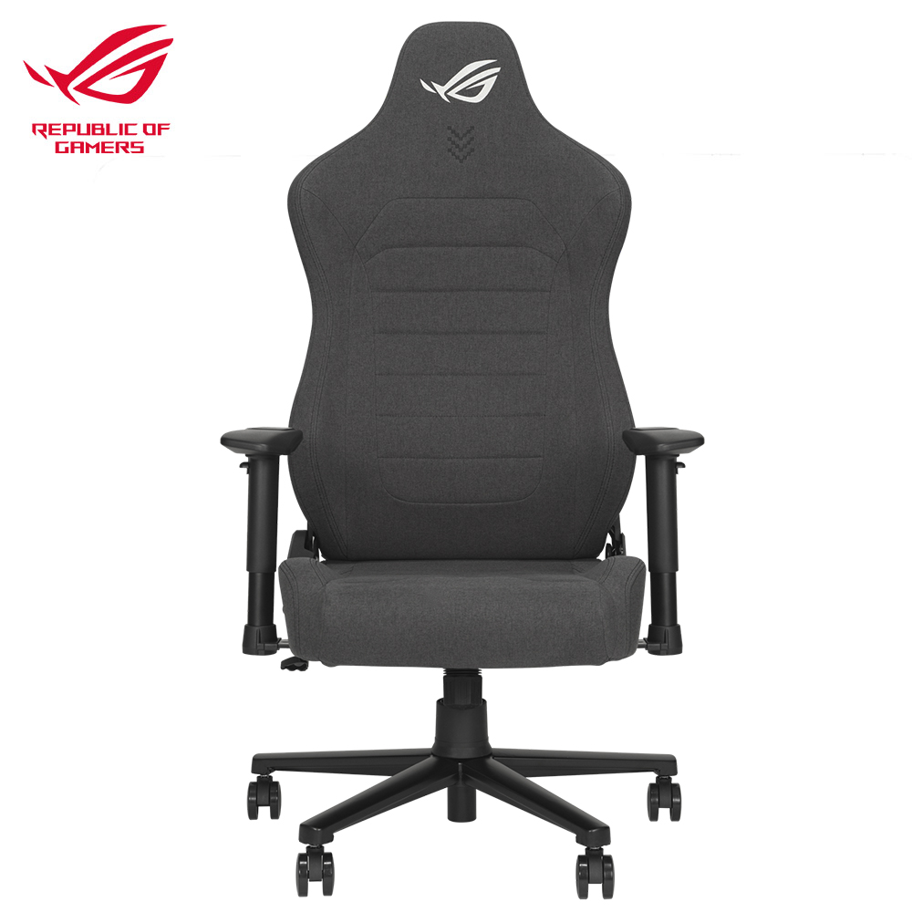 【ASUS 華碩】ROG SL201 Aethon Fabric 耐磨貓抓布料電競椅