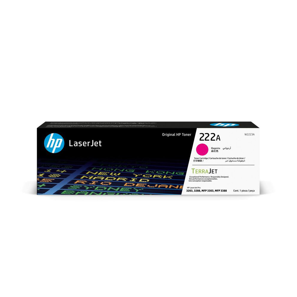 【HP 惠普】222A LaserJet 紅色原廠碳粉匣 W2223A