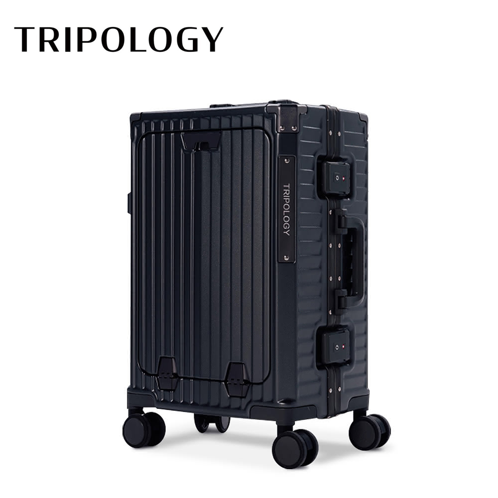 【Tripology】俐落快取前開式行李箱 - 26吋/純黑