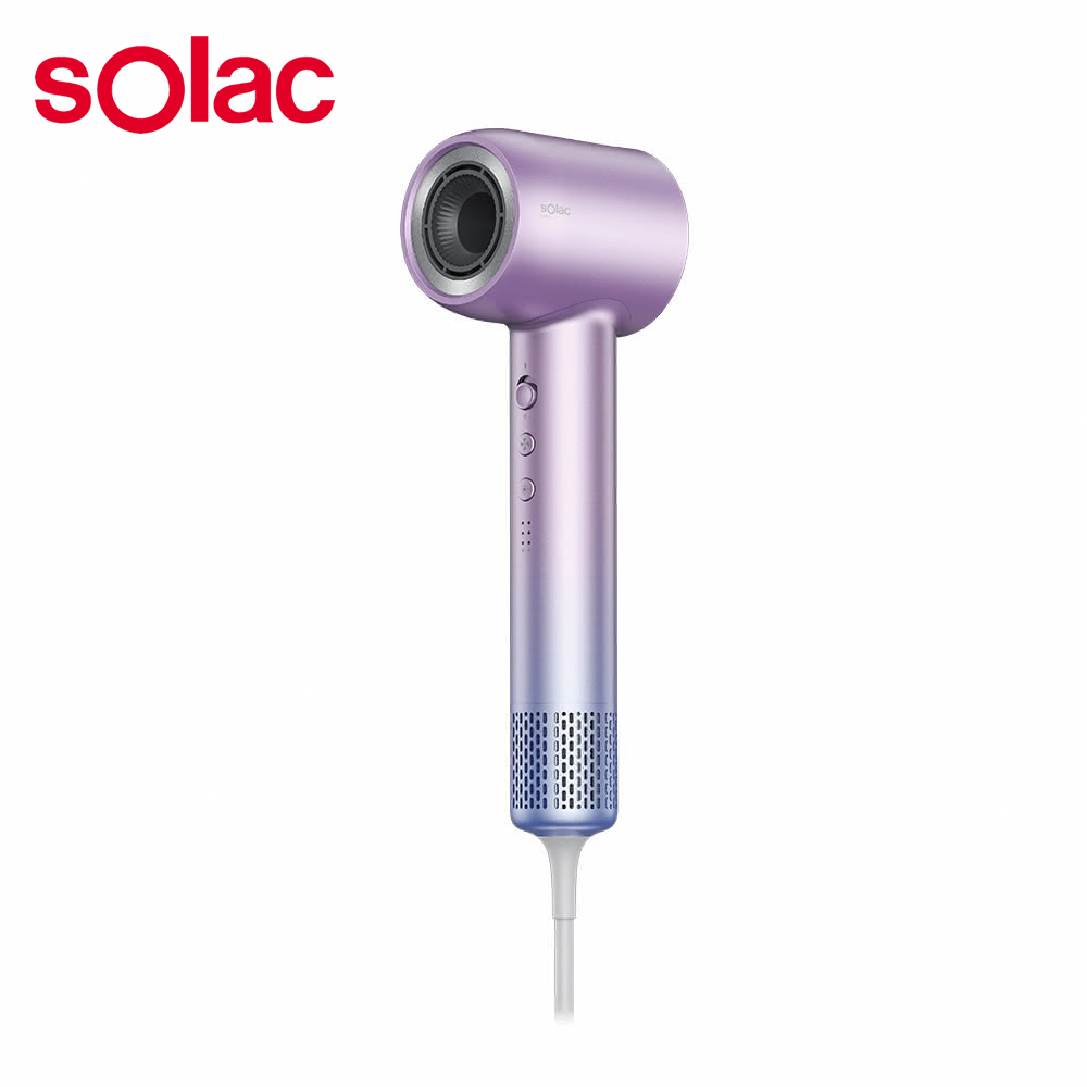 【SOLAC】SD-850 魚子精華智能專業吹風機 漸層紫