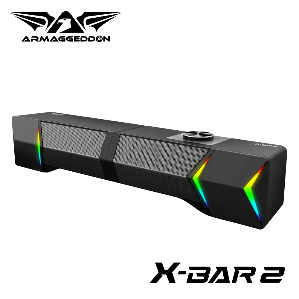【ARMAGGEDDON】X-BAR 2 強效低頻振膜藍牙電競喇叭