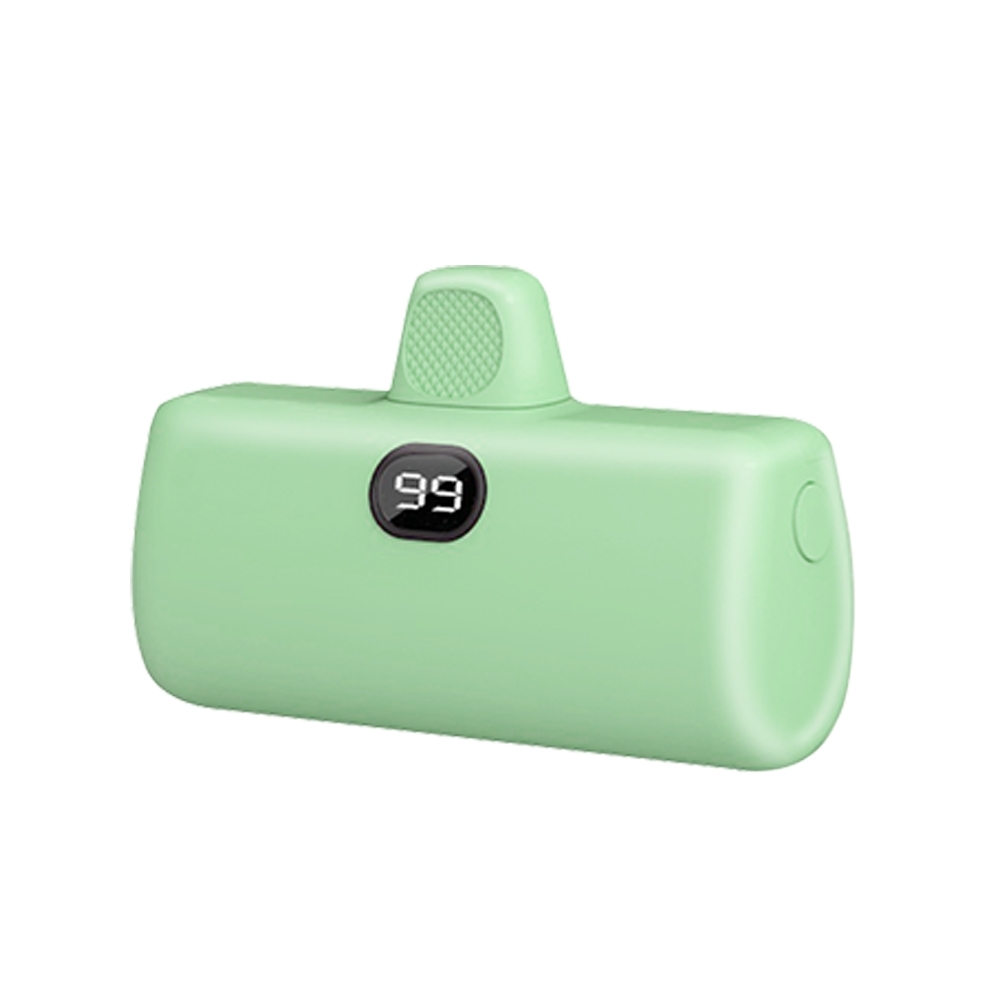 【MCK】Lightning 口袋迷你直插式行動電源 5000mah｜綠色