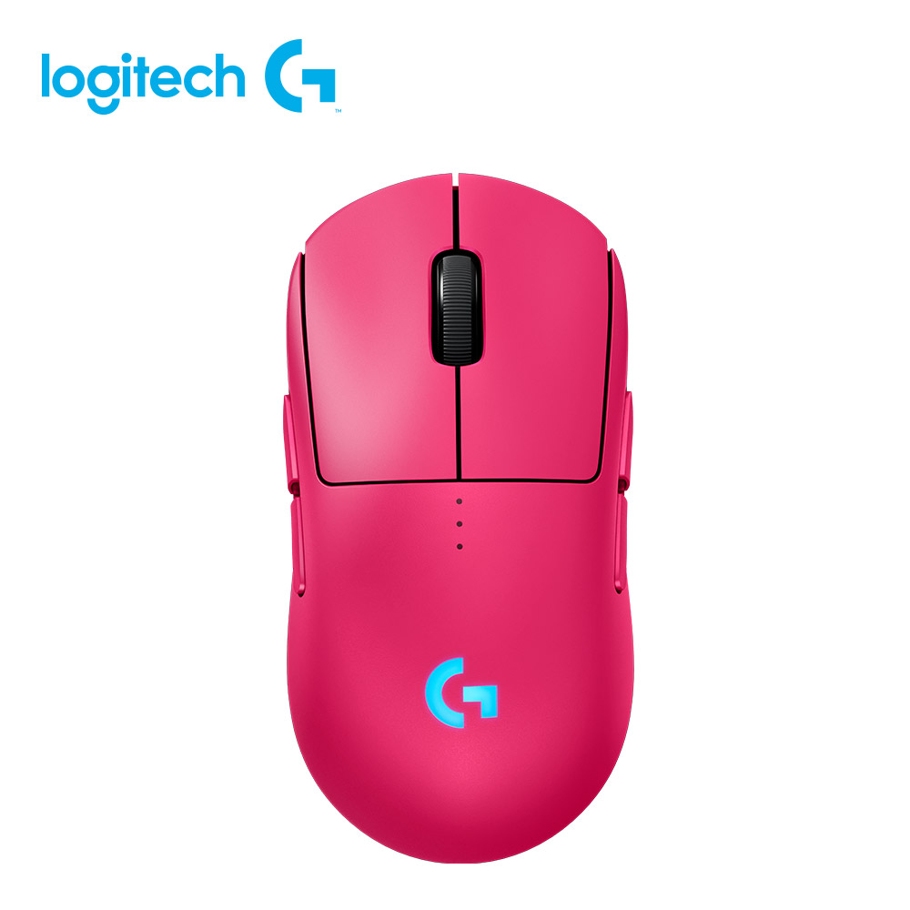 【Logitech G】PRO 2 無線電競滑鼠 桃紅色