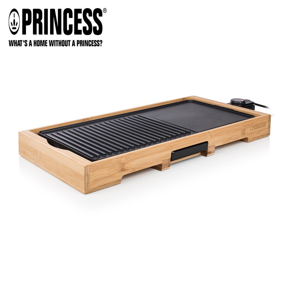 【PRINCESS｜荷蘭公主】竹座油切電烤盤 103018