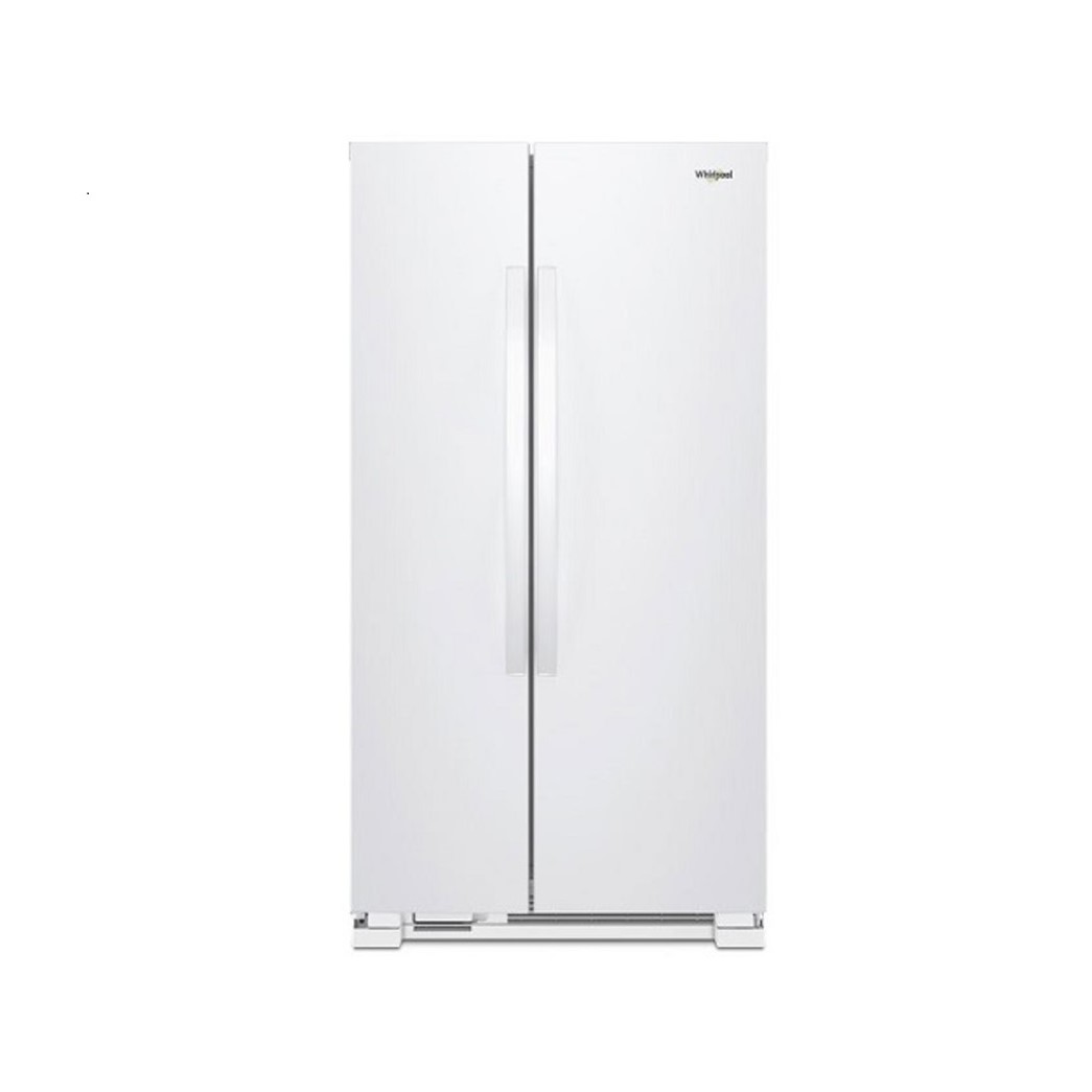 Whirlpool惠而浦 WRS315SNHW 740公升 無框強化玻璃對開冰箱 隱藏式門軸
