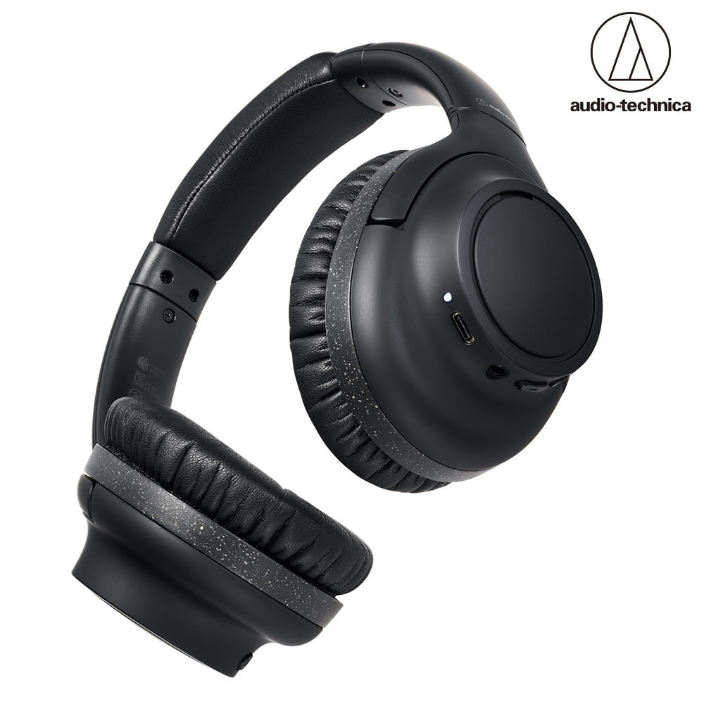 【audio-technica 鐵三角】ATH-S300BT 無線藍牙耳罩式耳機 黑色