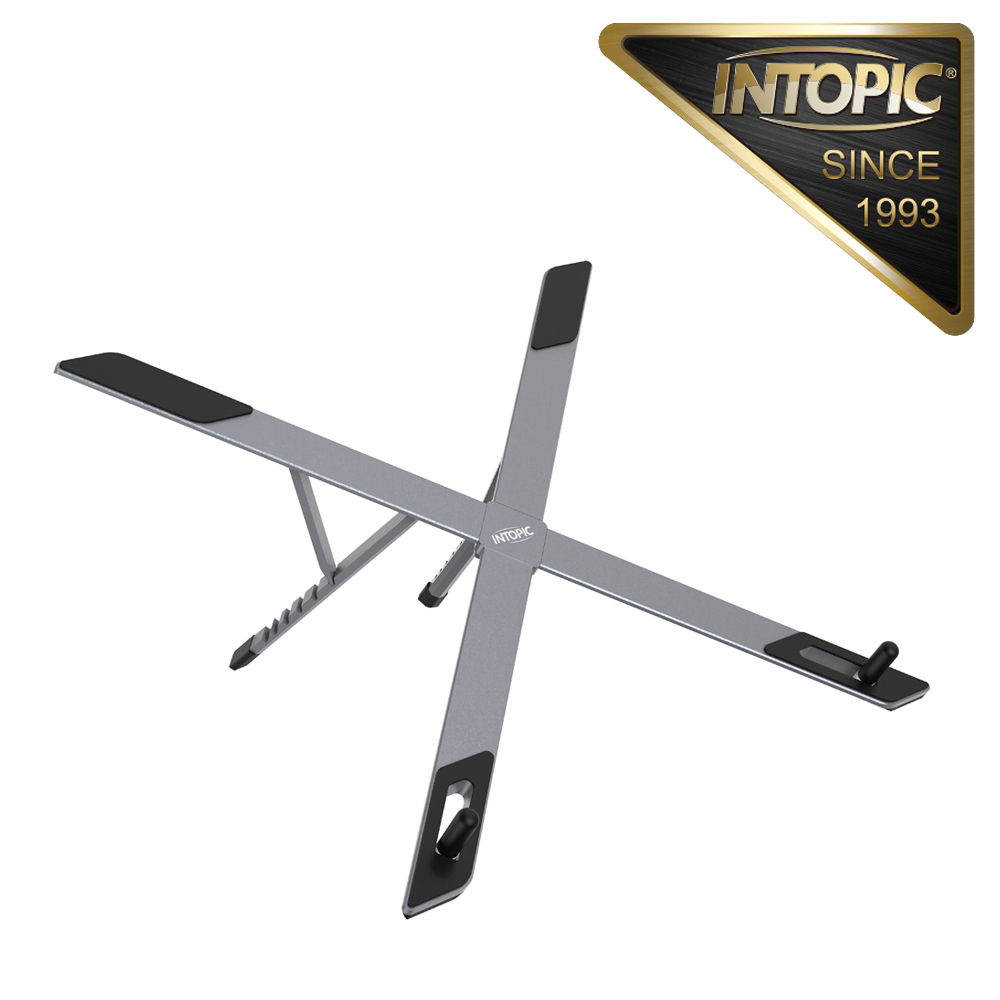 【INTOPIC 廣鼎】HS-A002 X鋁合金 摺疊便攜筆電架