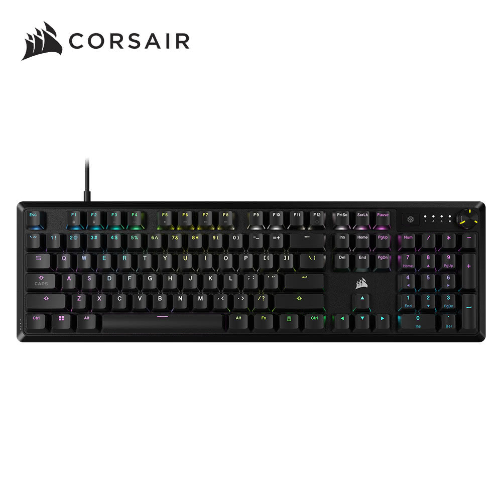 【CORSAIR 海盜船】K70 CORE 機械式鍵盤【中文/紅軸】CH-910971E-TW
