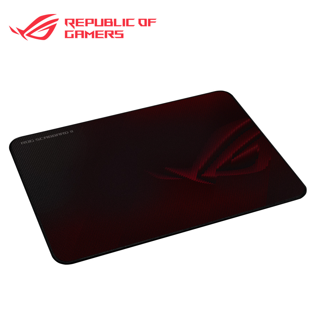 【ASUS 華碩】ROG SCABBARD II Medium 電競滑鼠墊