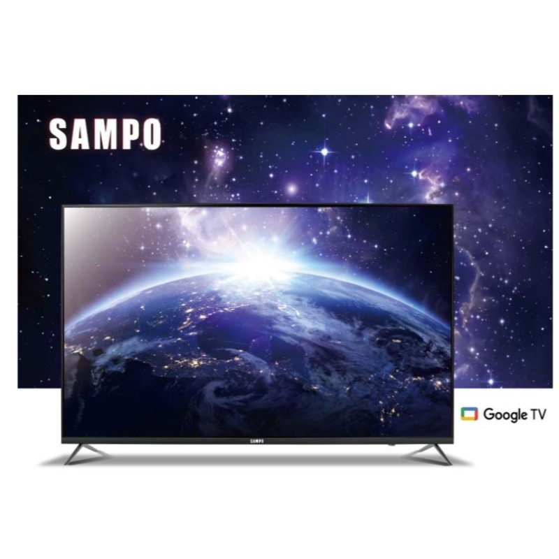 【智慧家庭】SAMPO 聲寶 65吋4K Google TV連網智慧顯示器 EM-65KD620 含基本安裝