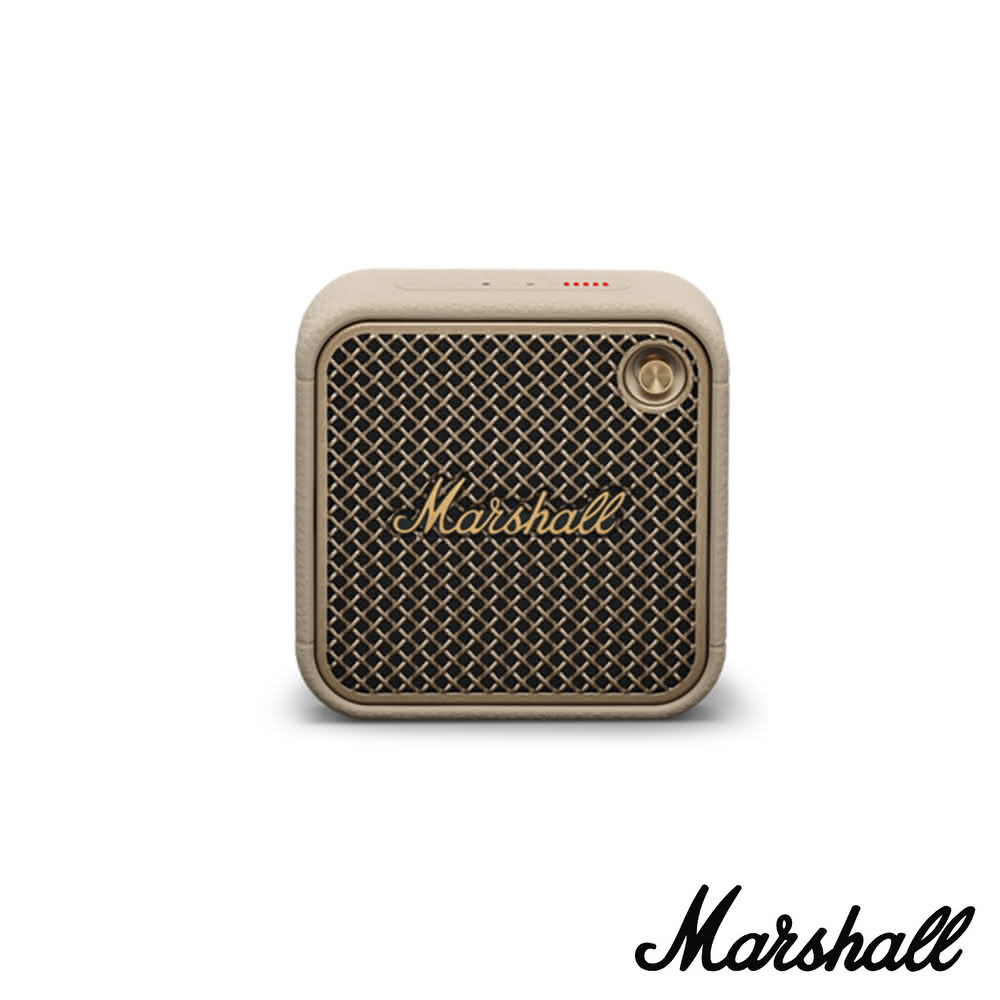 【Marshall】Willen II 攜帶式藍牙喇叭 奶油白