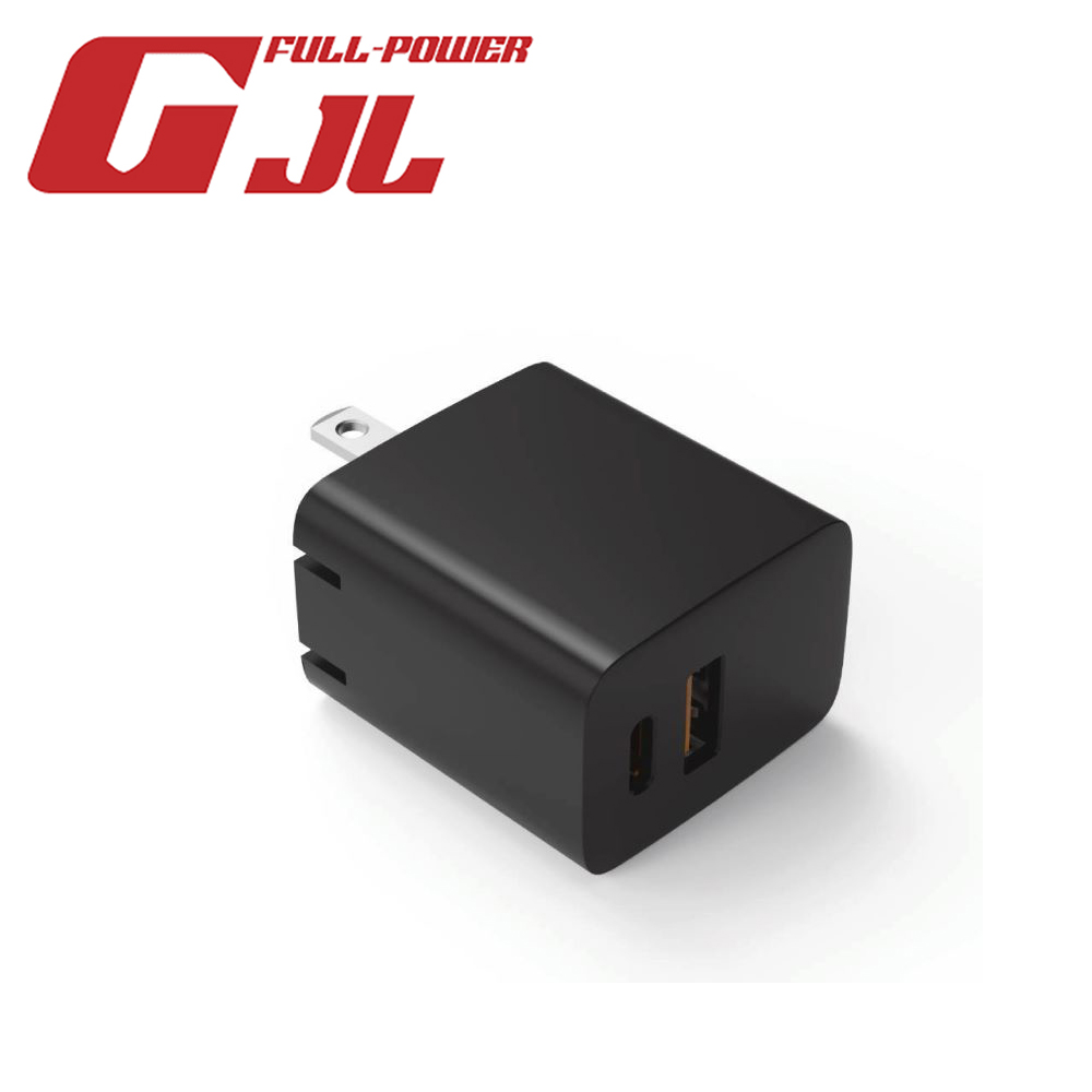 【GJL】PD20W+QC18W 1A1C 快充充電器 黑色
