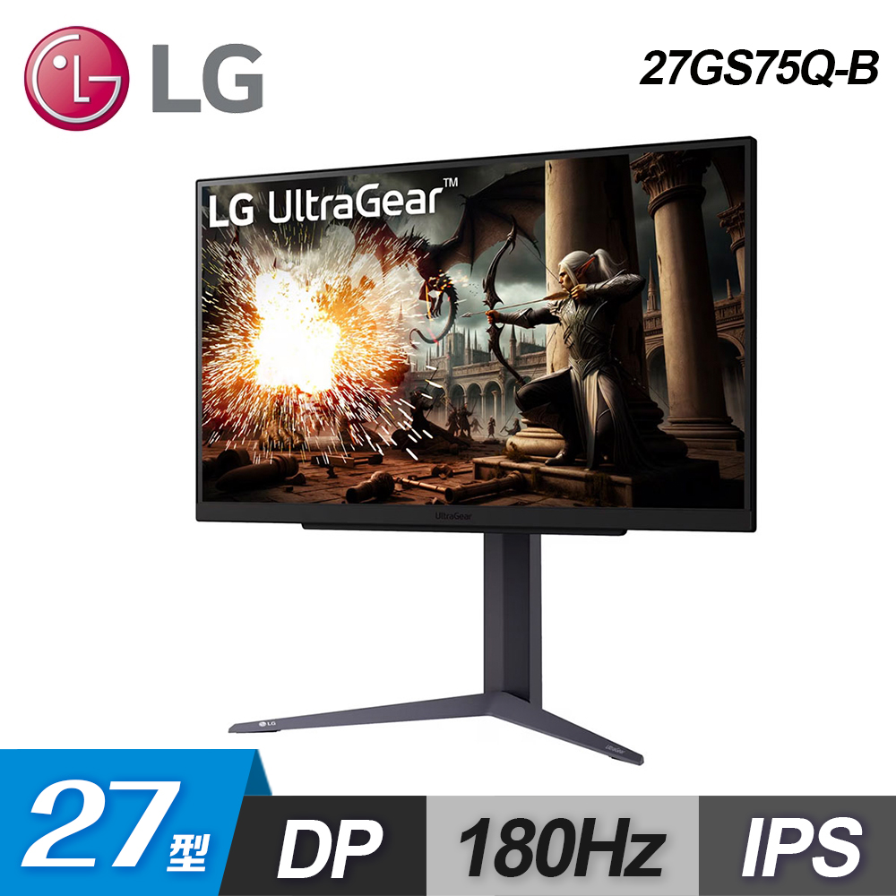 【LG 樂金】UltraGear 27GS75Q-B QHD 27型 電競螢幕