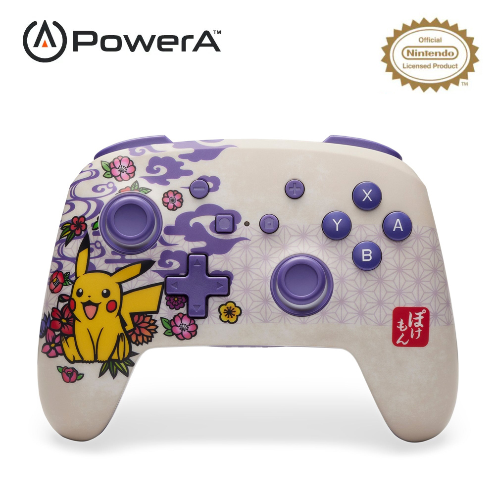 【PowerA】無線遊戲手把《花舞皮卡丘》