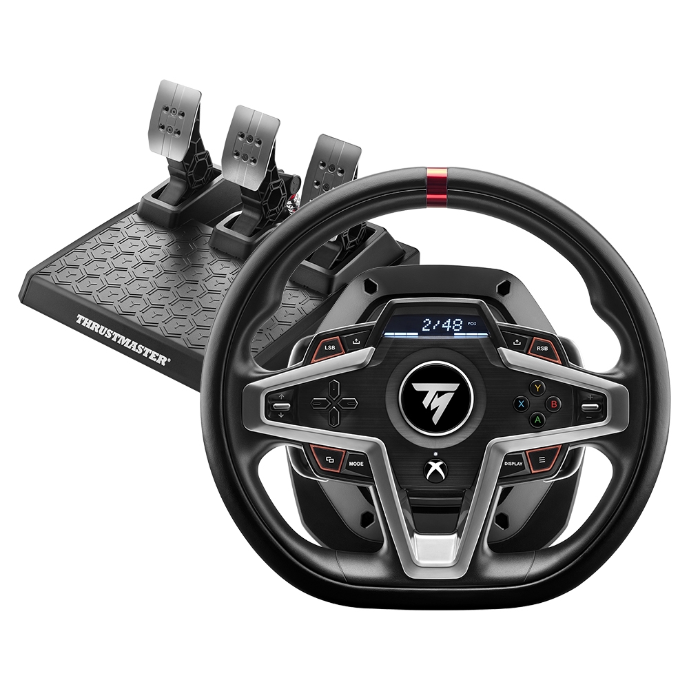 【THRUSTMASTER 圖馬斯特】T248 力回饋方向盤 含金屬踏板