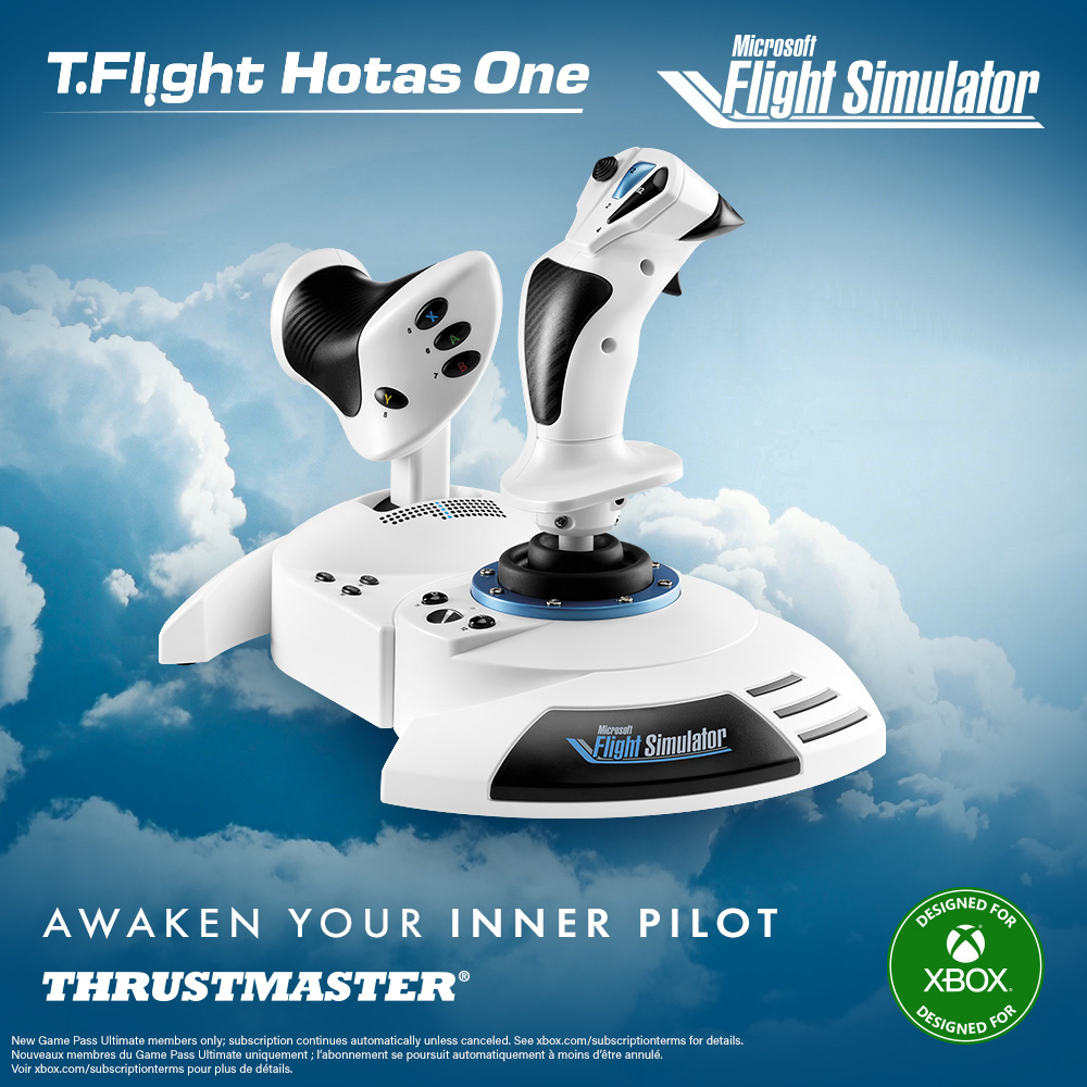 【THRUSTMASTER 圖馬斯特】HOTAS ONE 模擬飛行2024聯名款