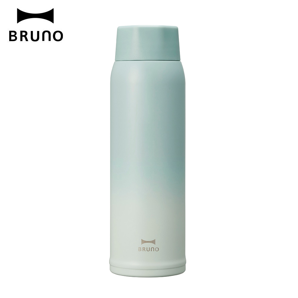 【BRUNO】輕量化漸層保溫瓶 480ml｜晨安綠