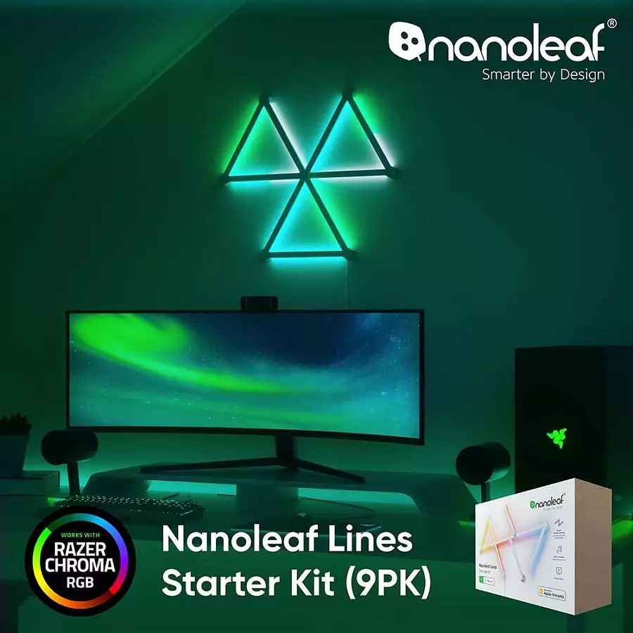 【Nanoleaf】Lines 智能星座燈 9條組