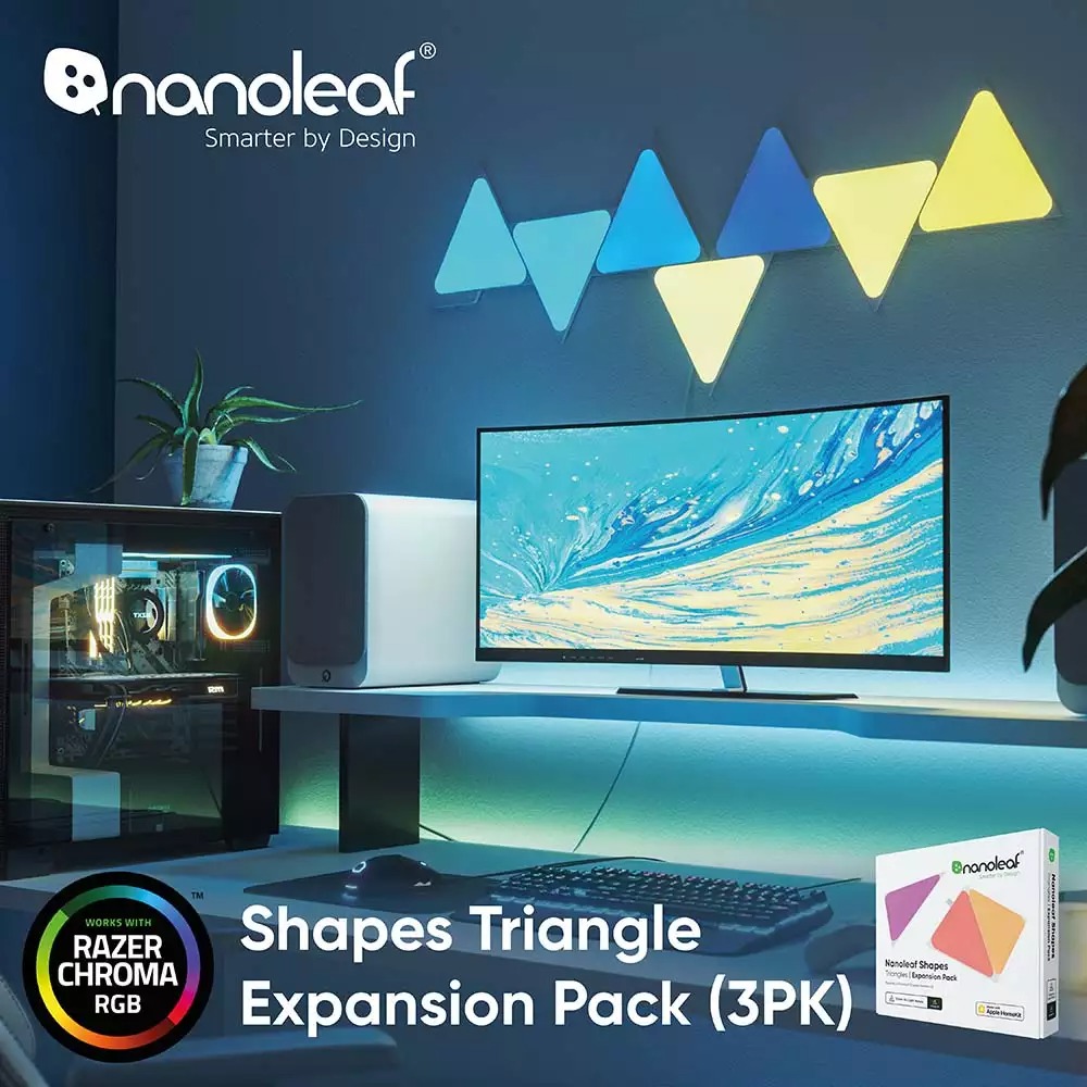 【Nanoleaf】Shapes 智能三角燈｜3片擴充組