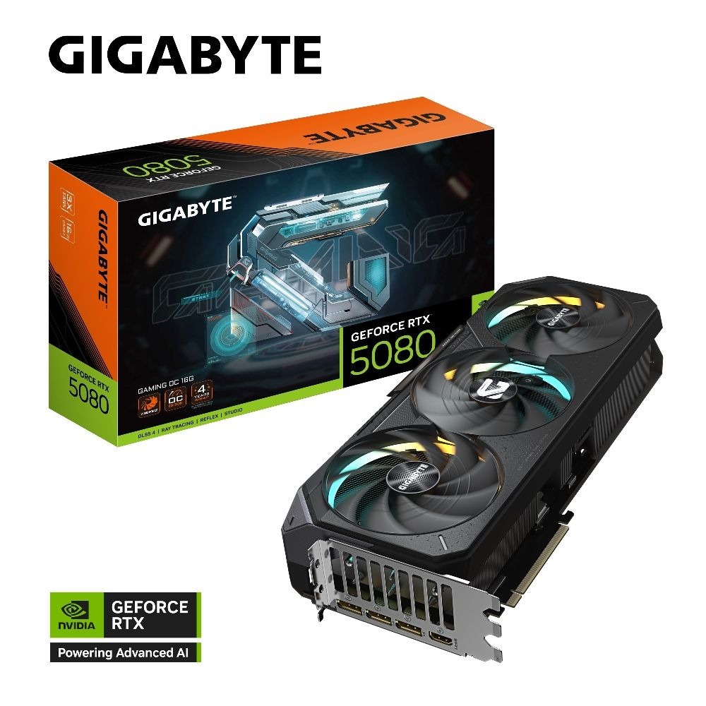 【GIGABYTE 技嘉】GeForce RTX 5080 GAMING OC 16G 顯示卡