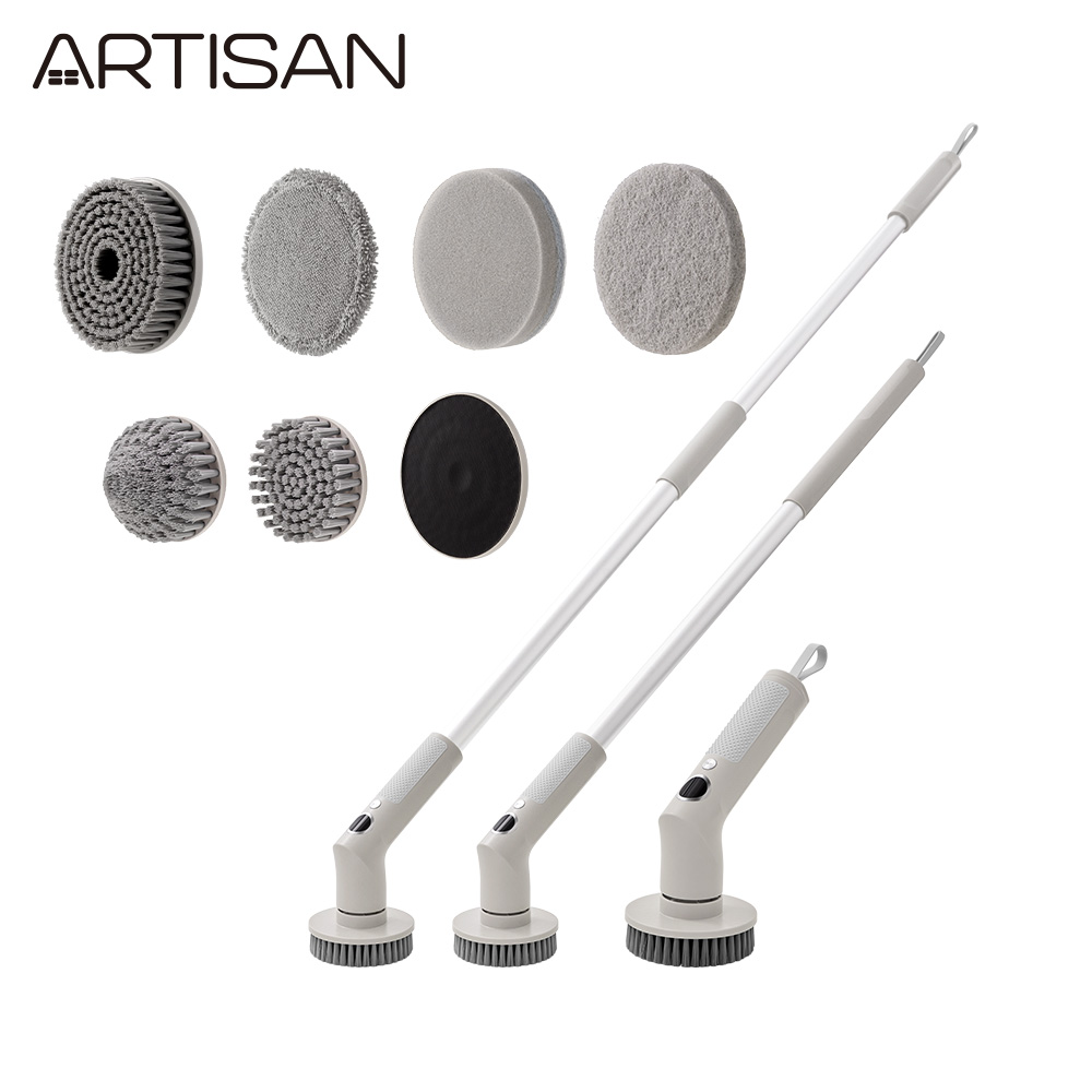【ARTISAN｜奧堤森】USB兩用電動清潔刷/暖月灰 CB300