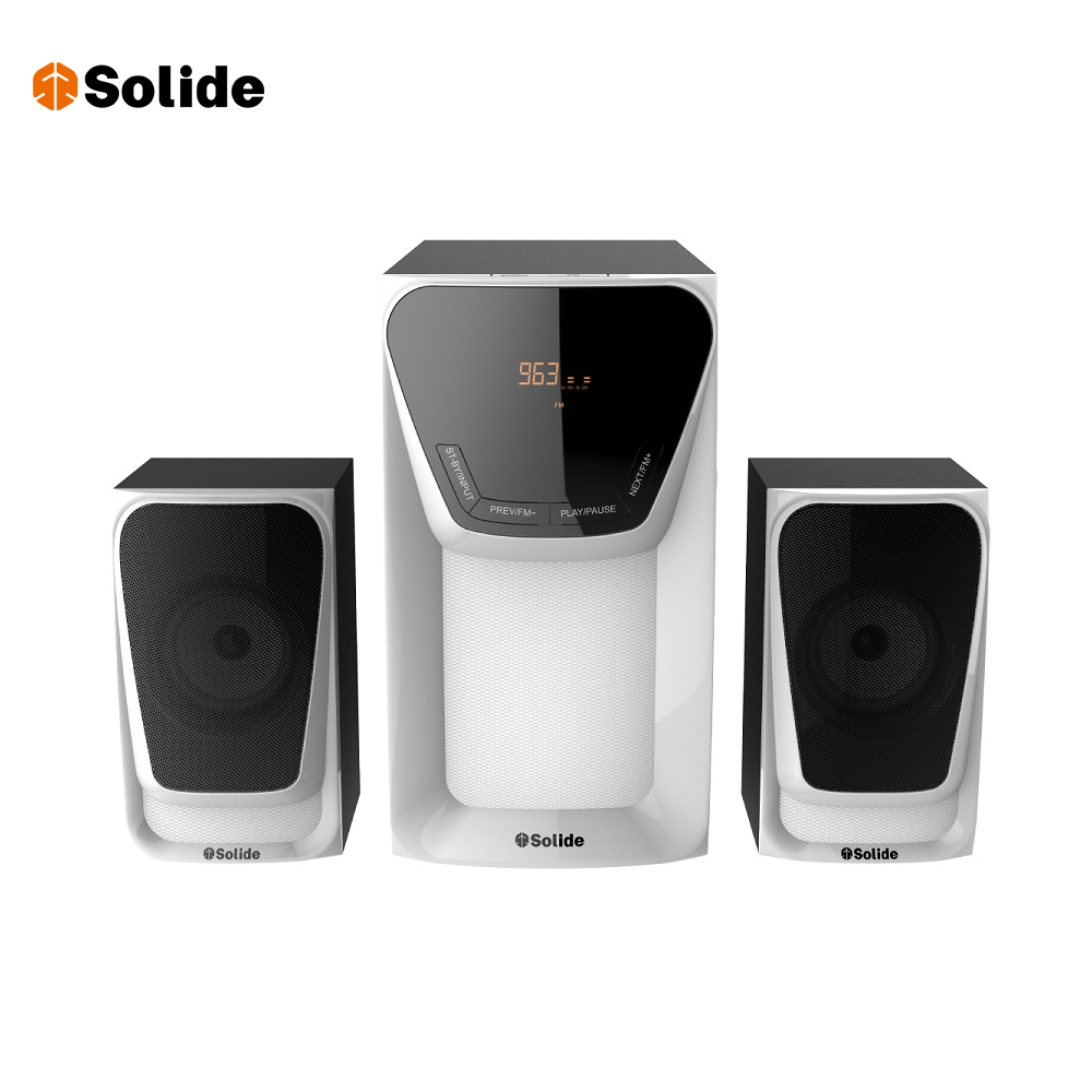 【Solide】SOL-302 2.1聲道 全木質多功能藍牙喇叭