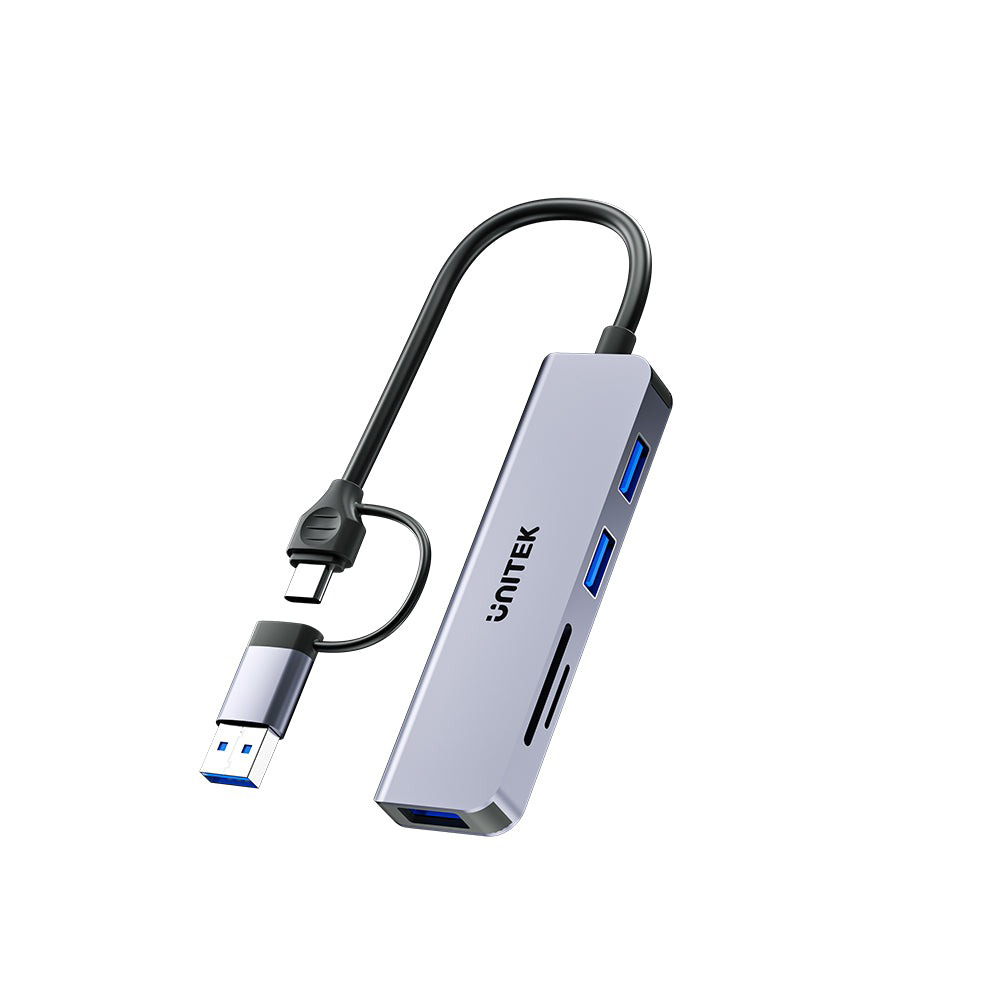 【UNITEK】uHUB P5+ 5合1 USB 5Gbps 集線器