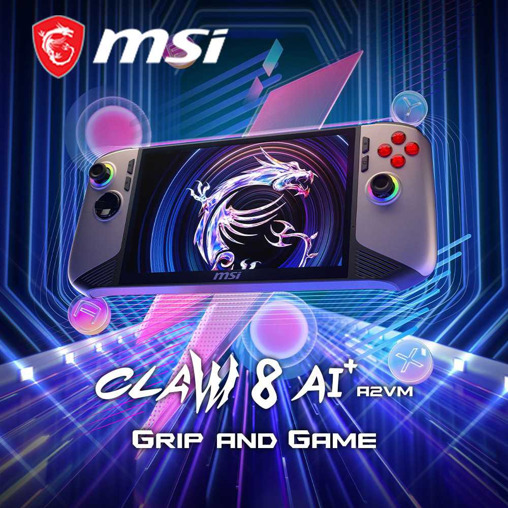 【MSI 微星】Claw 8 AI+ A2VM-002TW 電競掌機