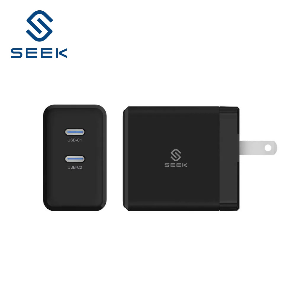 【SEEK】P451-BK 45W GAN 充電器 黑色
