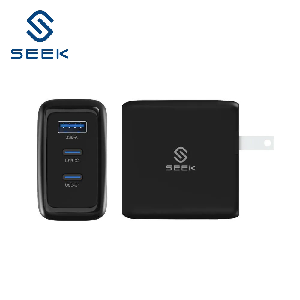【SEEK】P651-BK 65W GAN 充電器 黑色