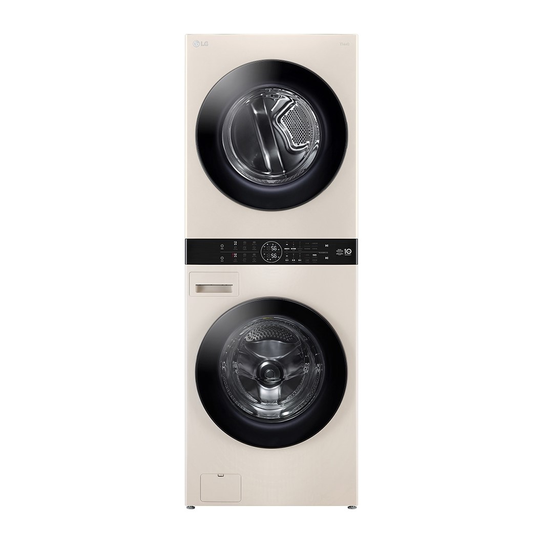 【LG 樂金】19公斤+16公斤 WashTower AI智控洗乾衣機 WD-S1916B